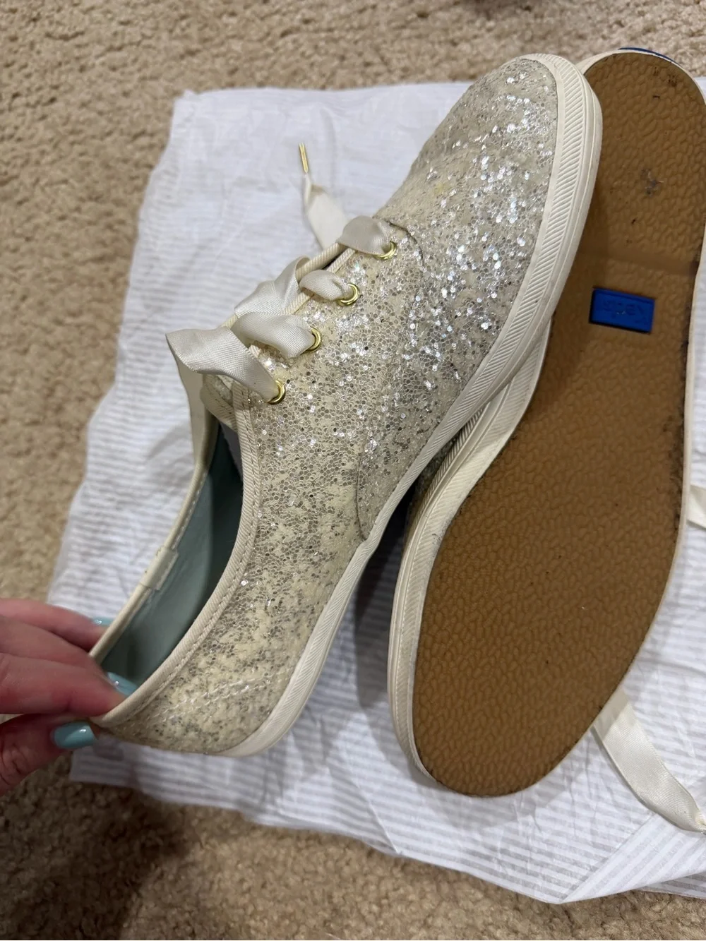 Kate Spade x Keds Glitter Sneakers